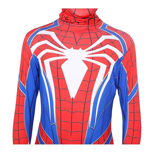 Spiderman Cosplay Velocity Suit Kostym Superhjälte Barn Vuxen Bodysuit 140 Kids (130-140cm) 120 Kids (110-120cm)