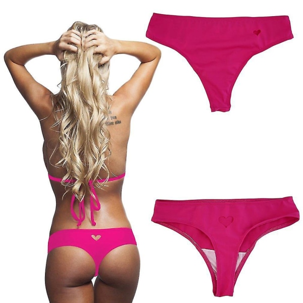 Sexig Strechy Dam Flickor Nederdel Bikini Heart Cut Badkläder Beachwear Strumpor