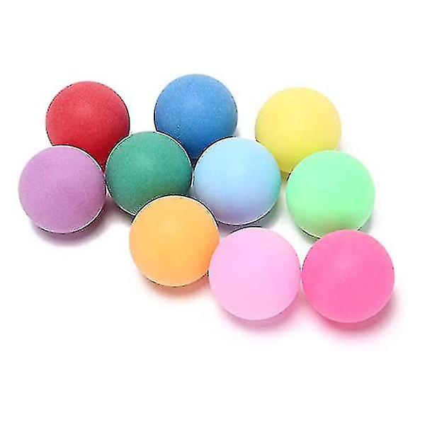 40mm Bordtennisbollar 2,4g Random Colors 50st för spel utomhussport