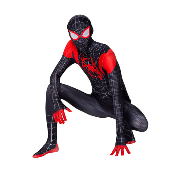 Miles Morales kostym Spiderman Cosplay Jumpsuit Cosplay kostym