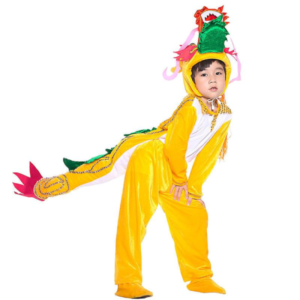 Kinesisk drake Lång Cosplay Kostym Kostym Scenkläder Semesterkläder XL (140cm) 3XL (160cm)