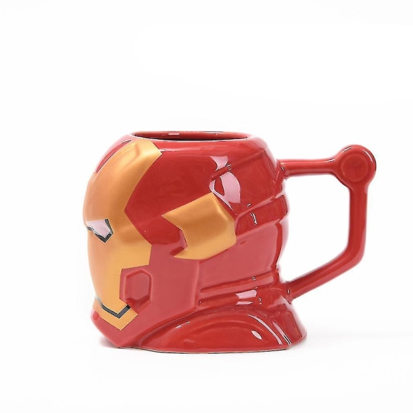 Super Hero Iron Man Mjölk kaffemuggar med cover Cup Köksverktyg present