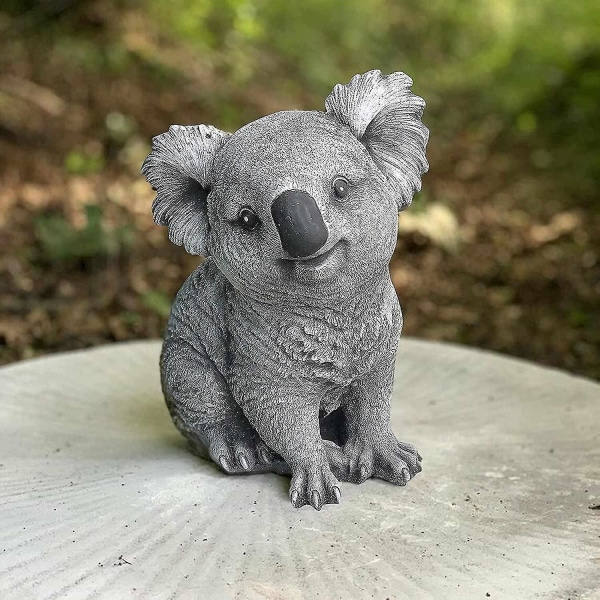 Harts Djurträdgård Staty Koala Bear Utomhus Skulptur Ornament Dekor Rolig utomhus Skulptur Indoo