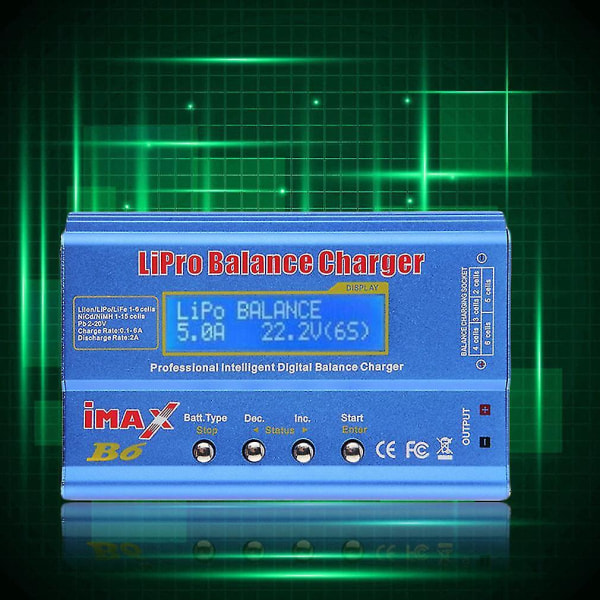 Lcd-skärm Lipo Li-ion Ni-mh Livslängd Rc Aio Batteribalans Imax B6