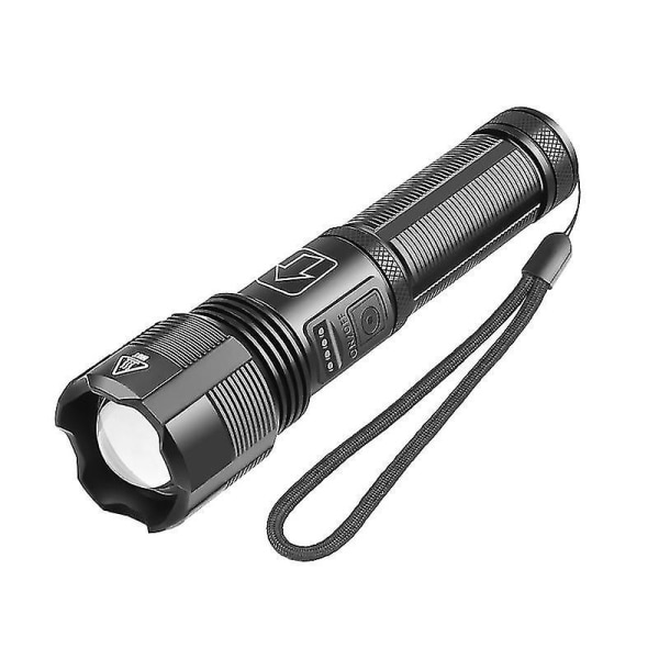 Ficklampor 1500 High Lumen Uppladdningsbar Super Bright Handheld Led Tactical Ficklampa