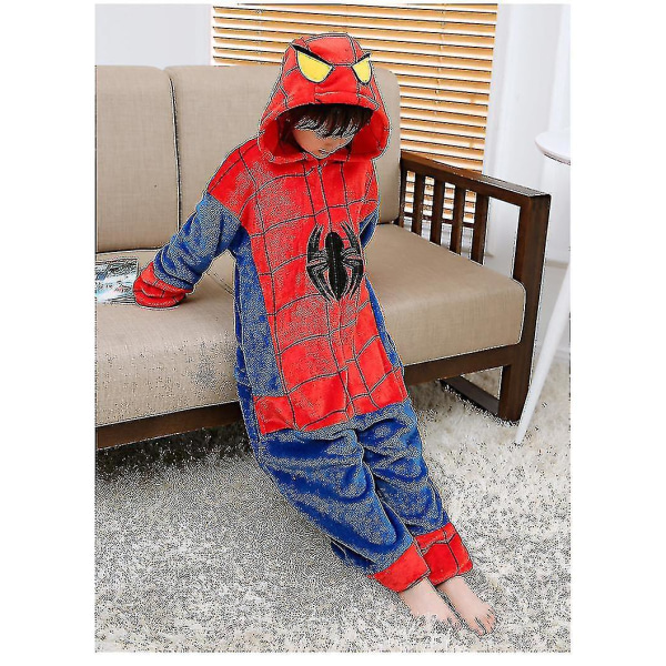 Spider Man Cartoon Animal One Piece Pyjamas för män och kvinnor Spiderman