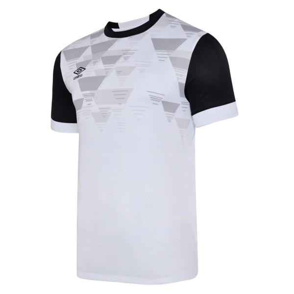 Umbro Childrens/Kids Vier Jersey 7-8 år Himmelsblå/Vit White/Black 13 Years