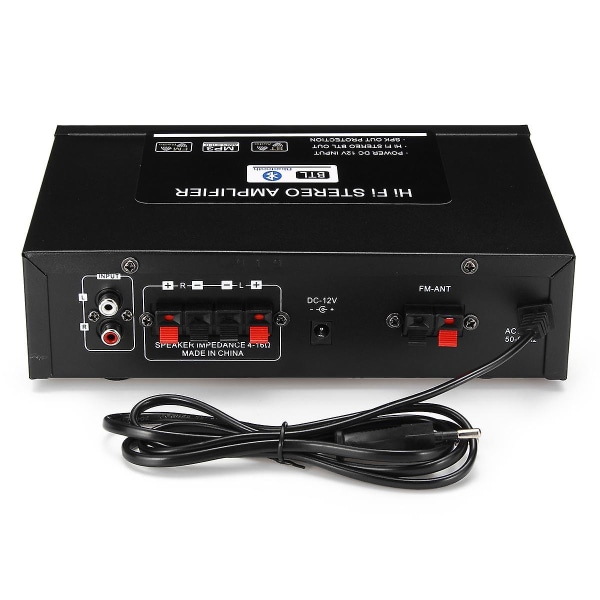 G919 2x180W bluetooth HIFI Karaoke Förstärkare Stöd för FM-minneskort USB mikrofon