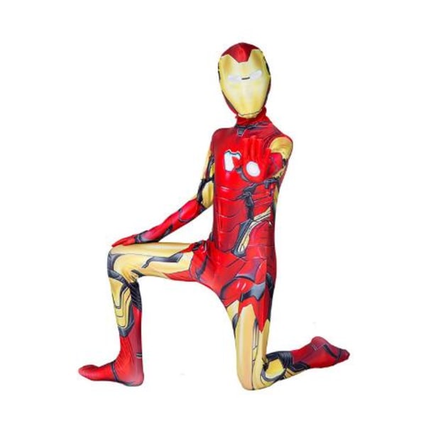 Spider-Man Iron Man Cosplay Panther Venom Jumpsuit för barn venom 120cm iron Man 140cm