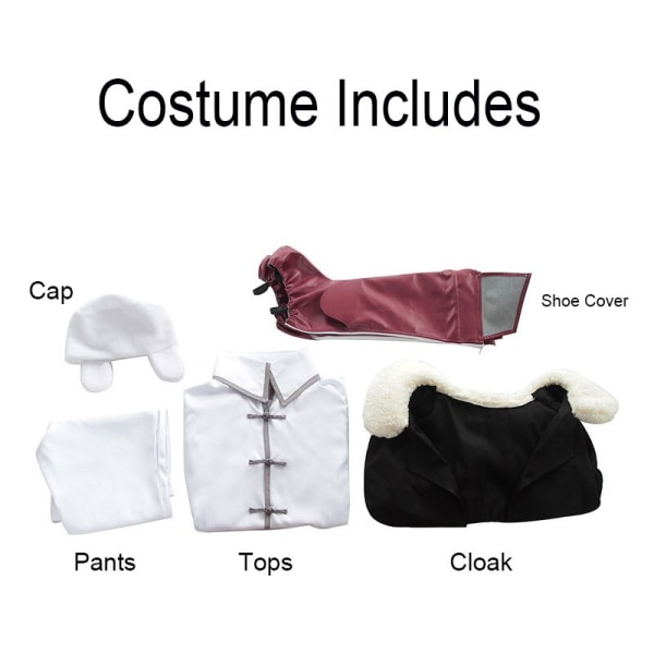 Bungo Stray Dogs Fyodor·D Cosplaydräkt Fyodor Dostojevskij Peruk Full Set M Full Set XL