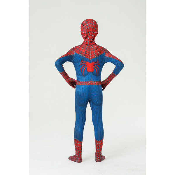 Halloween Kids Boys Spiderman Cosplay Hero Character Costume 150cm 100cm