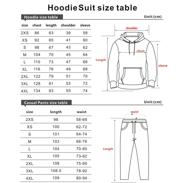 S-4XL Squid Game Cosplay Costumes 2D Printing Hoodie Sweatshirt red Hoodie set(D)-L grey Hoodie (A)-L