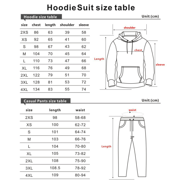 S-4XL Squid Game Cosplay Costumes 2D Printing Hoodie Sweatshirt red Hoodie set(D)-L grey Hoodie (A)-XXXL