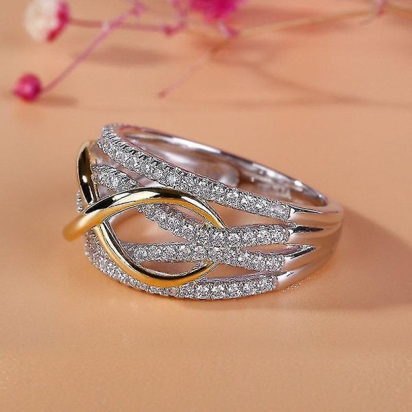 Förlovningsring för smycken för kvinnor（10）