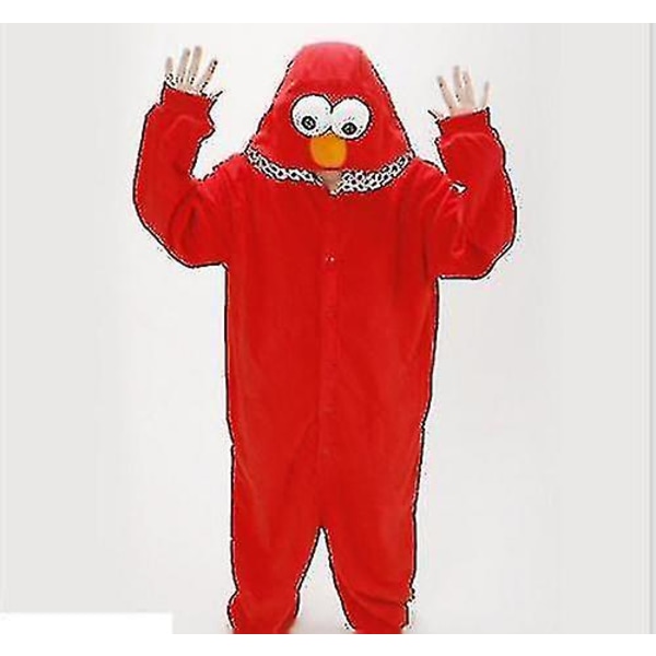 Sesame Street Cookie Red Elmo Costume Pyjamas V Red
