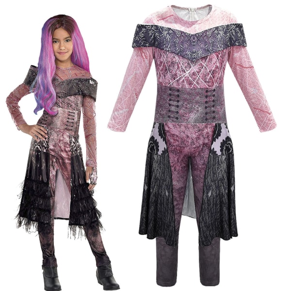 Descendants 3 Halloween kostymer för barn Flickor Party Cosplay Purple  150cm 120cm b063 | 120cm | Fyndiq