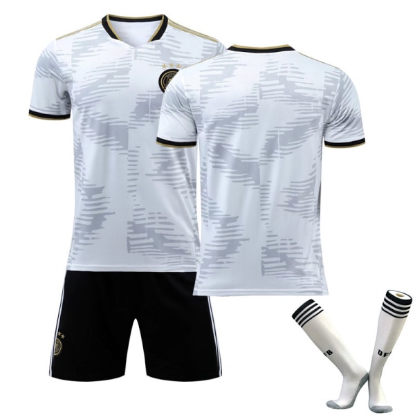 VM 2022 Hemma Barn Vuxna Fotbollströja Träningströja Suit XL