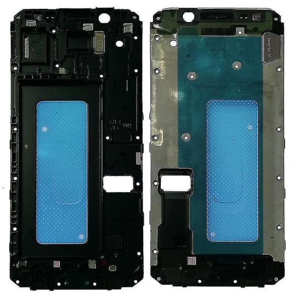 Fronthölje LCD ramramsplatta för Galaxy On6 / J6 / J600 (svart)