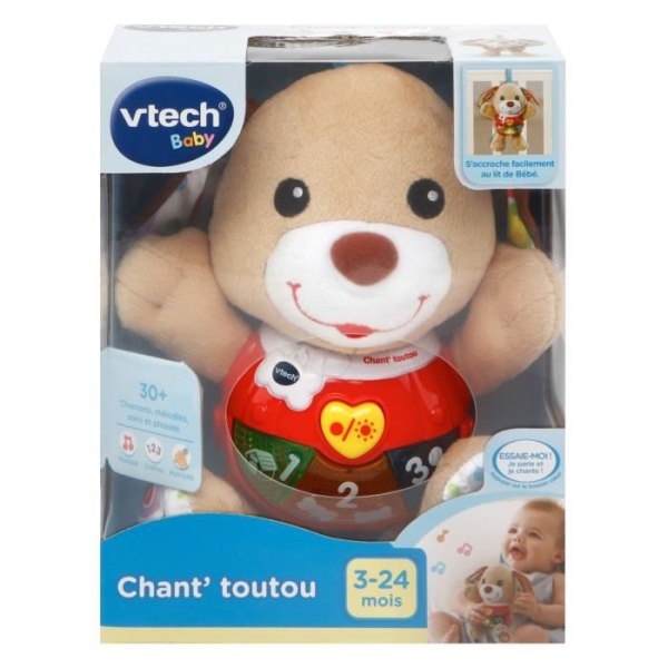 VTECH - Chant'toutou Brun - Child Interactive Plush