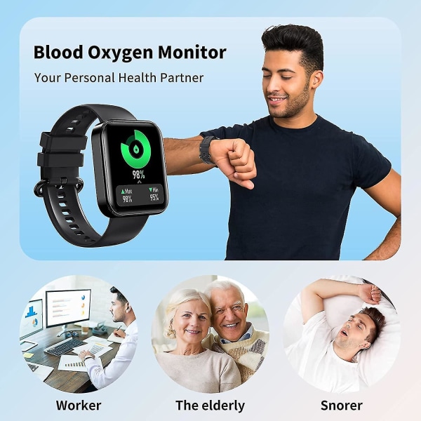 Magic 3 Smartwatch, 1,71 tums 3d-böjd helpekskärm Smartwatch 20 sportlägen Real Blood Oxyge