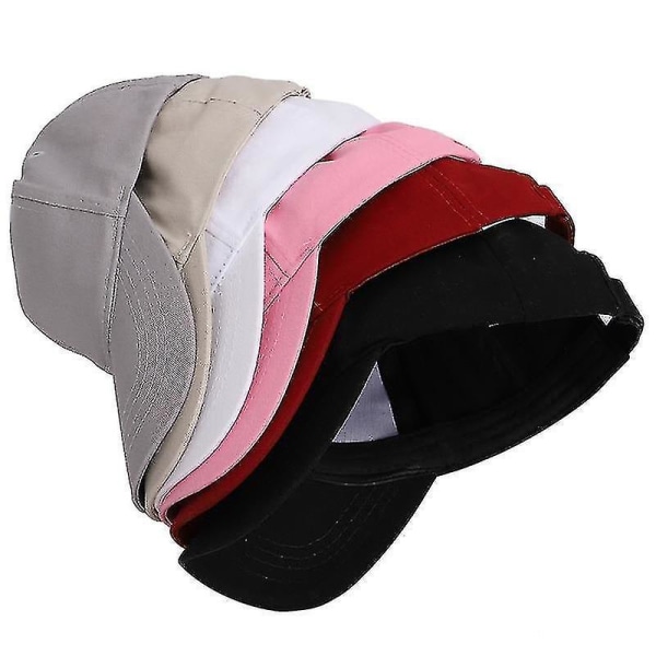 Sommar- hästsvans Snapback, paljetter bomull, sportkepsar (rosa)