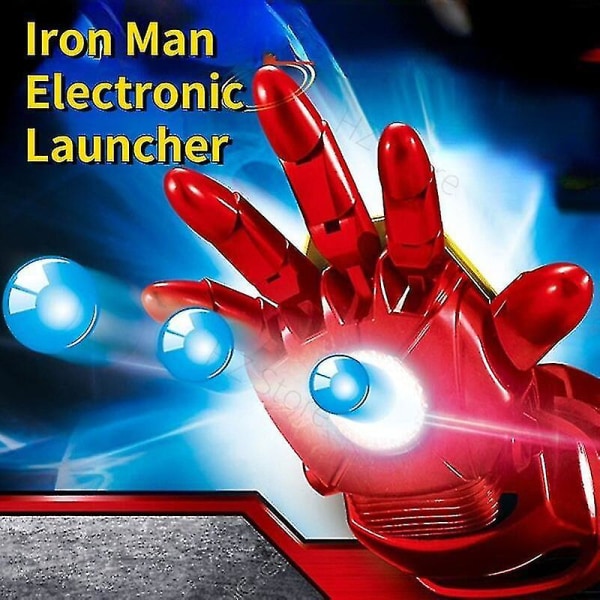 Iron Man Electronic Launcher Gel Blaster Splatter Ball Gun 1:1 Infinity Gauntlet Arm Cosplay Toys fo