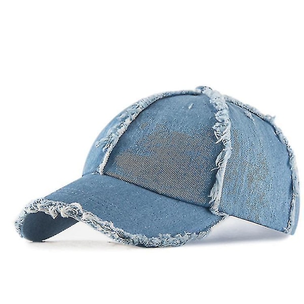 Washed Cotton Dennim Cap Trendig solhatt Snapback-hatt Gorra