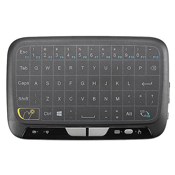 H18 Trådlös 2.4GHz Pekplatta Minitangentbord Air Mouse För TV Box MINI PC