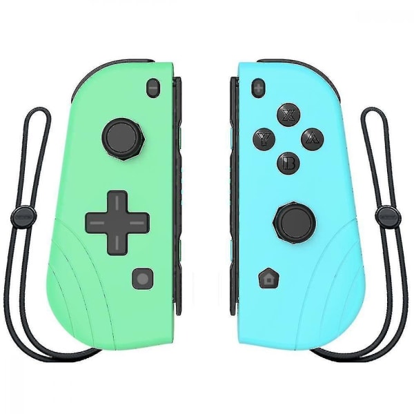 Set med 2 Vänster Höger Trådlös Bluetooth Gamepad Joystick För Nintendo Switch (Blå)