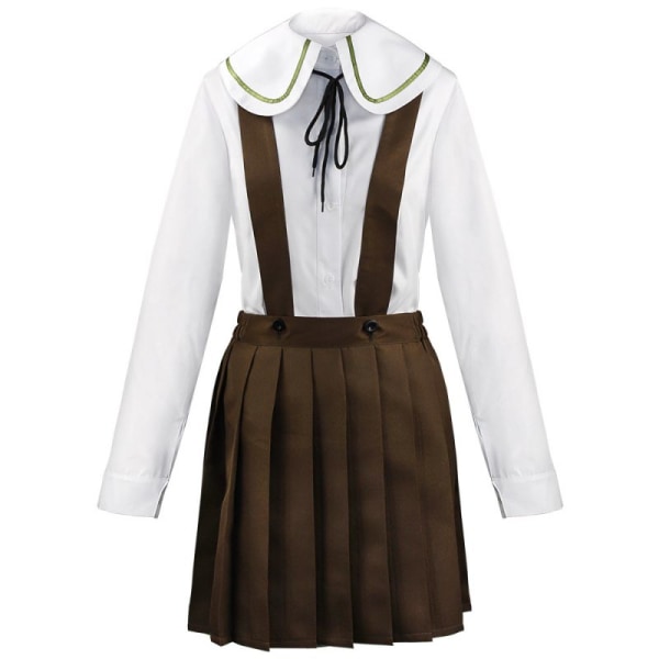 Danganronpa Chihiro Fujisaki Cosplay Costume Schoolgirl's School Costume Only M Wig Only L