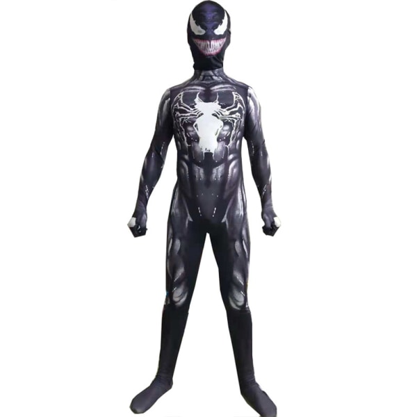 Boys Venom Cosplay Jumpsuit Outfit Halloween Party Kostym Present 180cm 140cm