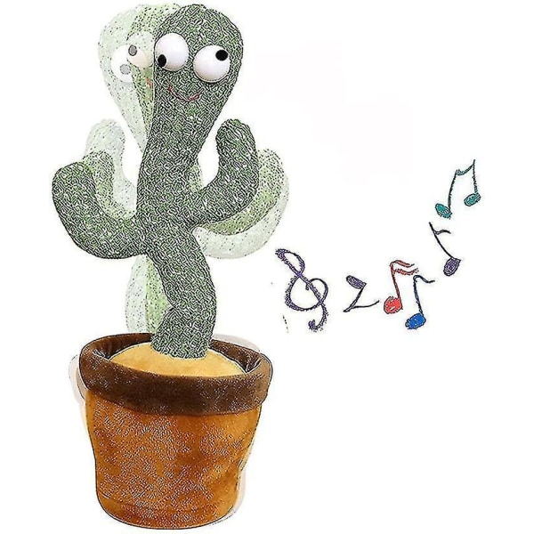 Cactus Plyschleksaker Eldansande Kaktus Sjungande Barnleksaker