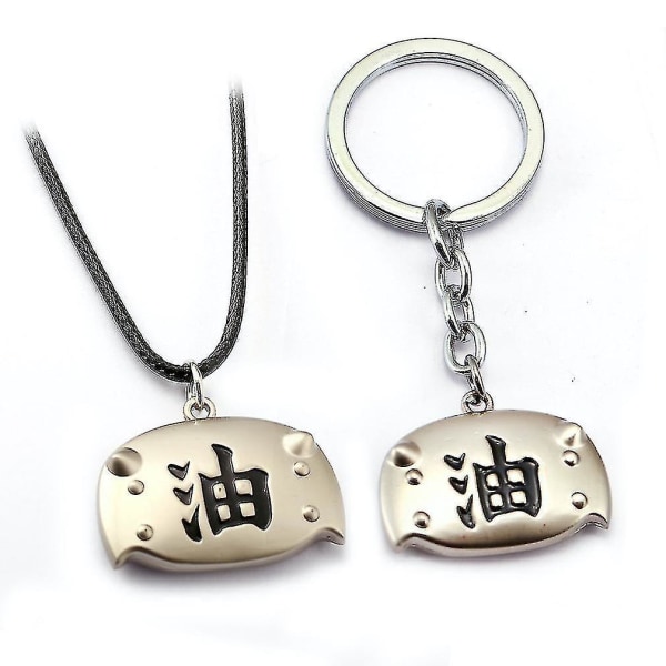 2 st Anime Naruto Jiraiya Nyckelring Halsband