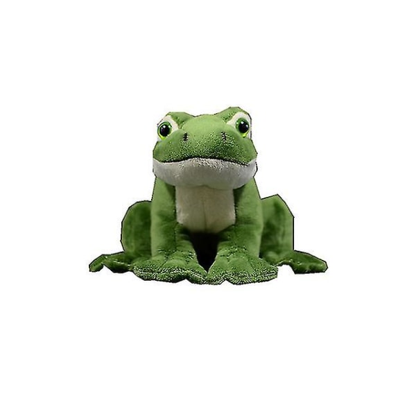 Kawaii Frog Plyschleksak Mjuk gosedjur Groda Plyschdocka 23cm S