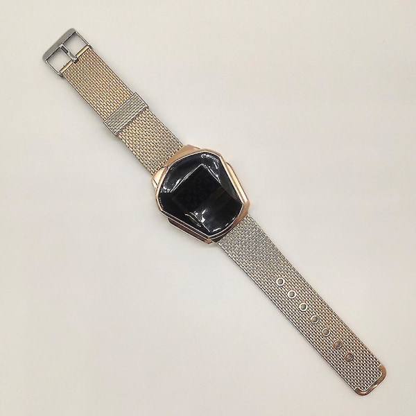 Herrarmbandsur Trendig geometrisk urtavla Led elektronisk watch pekskärm