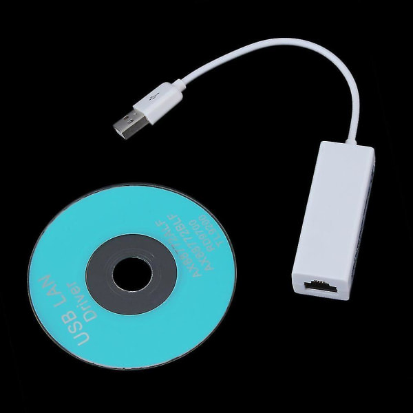 USB 2.0 till Rj45 Ethernet Lan nätverksadapter Dongelkontakt 10/100 Mbps