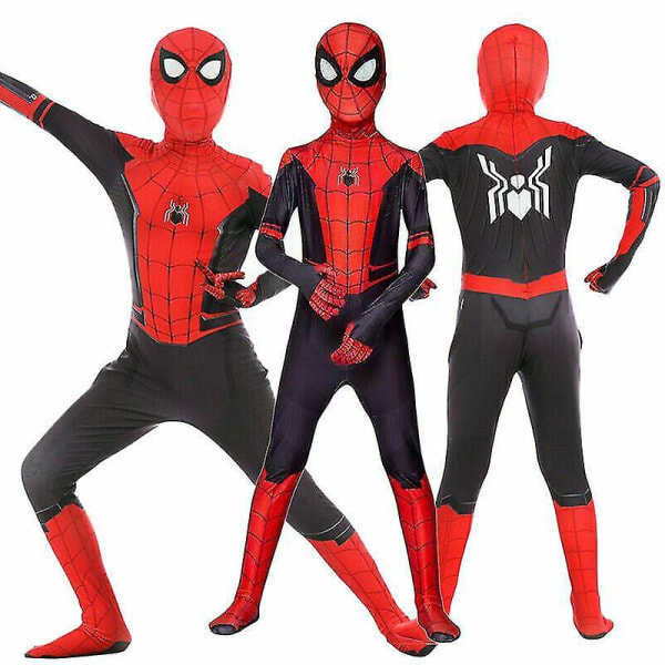 Spider-man: Far From Home Spiderman Zentai Cosplay Kostym.