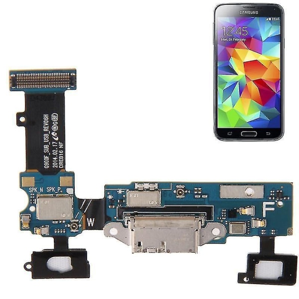 Högkvalitativ flexkabel till Galaxy S5 / G900F / G900M