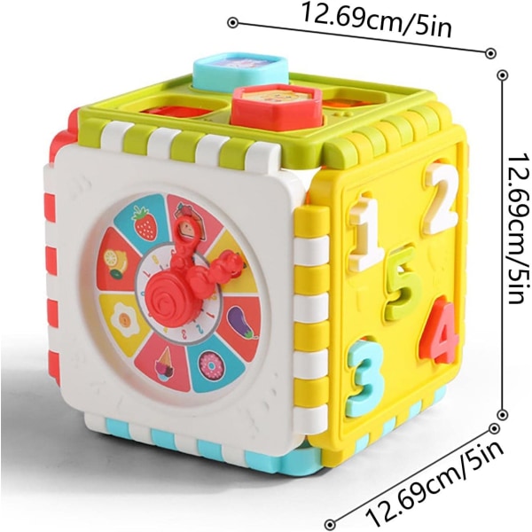 2 st Play Cube Activity Center, Baby Shape Sortering