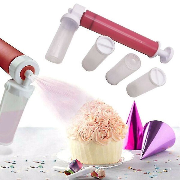 För tårtdekoration Färgning Bakningsdekor Verktyg Manuell tårta Spraypistol Airbrush