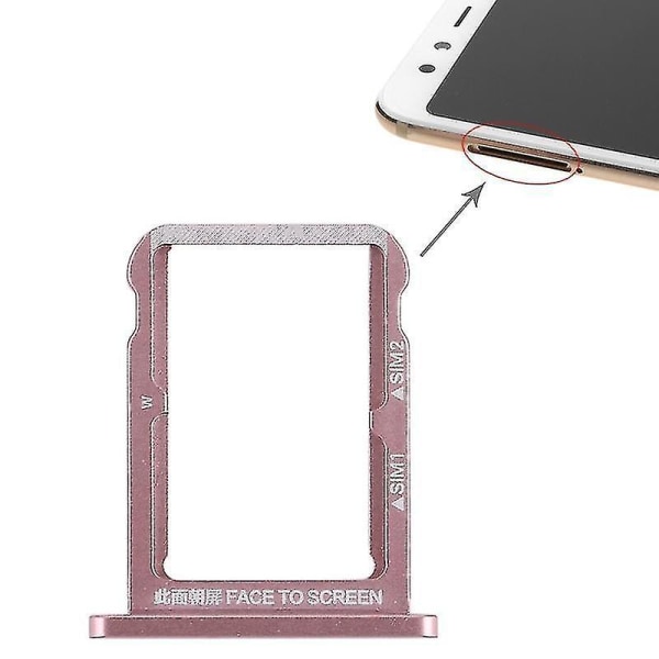 Dubbel SIM-kortfack för Xiaomi Mi 6X (rosaguld)