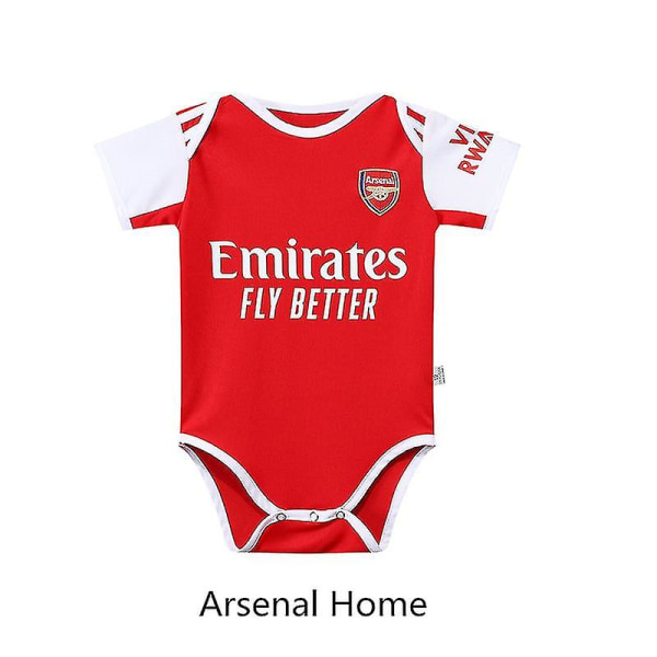 22-23 Baby Fotbollströja Real Madrid Arsenal S(67-79cm) Arsenal Home M(72-85cm) Arsenal Away