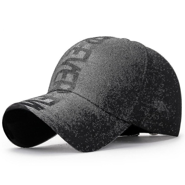 Unisex vintage sport platt hatt (svart)