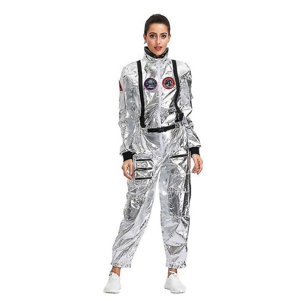 Astronaut Kostym Rymddräkt Romper Halloween Carnival Cosplay zy