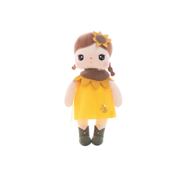 Plysch Mini Doll Dekoration Sovrum PP Bomull Toy Girl Figur Type 5 Sunflowers