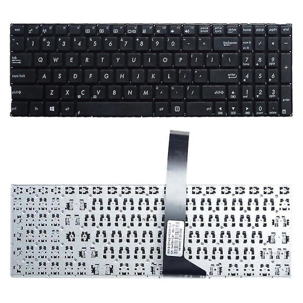 USA-tangentbord för Asus X550 X550C X550CA X550CC X550CL X550D X550E X550J X550L X550M (svart)