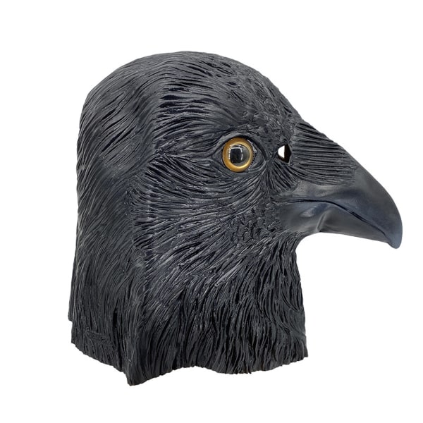 Black Pigeon Mask djurhuvudbonader Cosplay rekvisita för Halloween