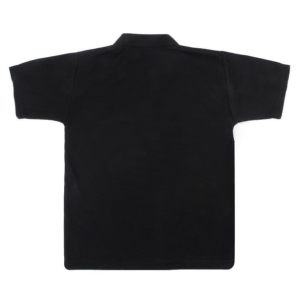 Enfärgad Casual mäns lapelskjorta kortärmad komfort T-shirt med mjuk T-shirt