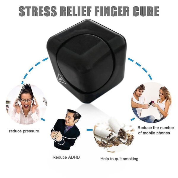 Finger Cubes Leksaker Dekompression Tryckfrigörande Hand Spinner Födelsedagspresent