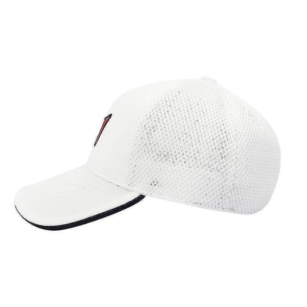 Golfhatt för män och kvinnor, cap broderad sport（svart/vit3）